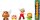 Super Mario - Lava Schloss Spielset - Sammelfigur 6 cm