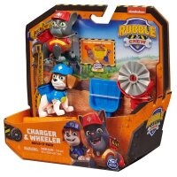 Spin Master - Paw Patrol Rubble & Crew - Charger & Wheeler Set