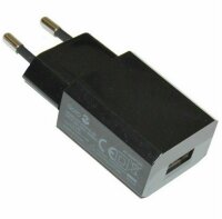 Doro USB Ladegerät 1 Ampere, schwarz, Bulk