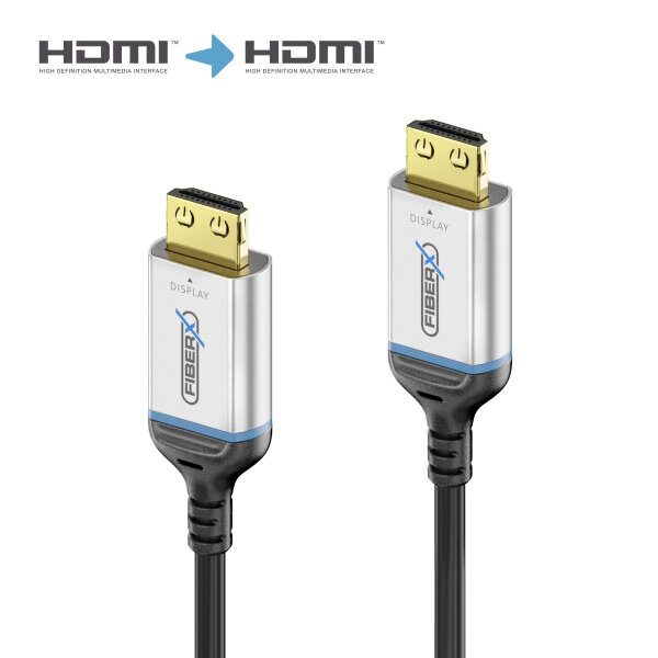 Purelink FiberX Serie - HDMI 8K Glasfaser Extender Kabel - 15m
