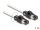 Delock Netzwerkkabel RJ45 Stecker zu Stecker Cat.6A S/FTP 1 m weiß