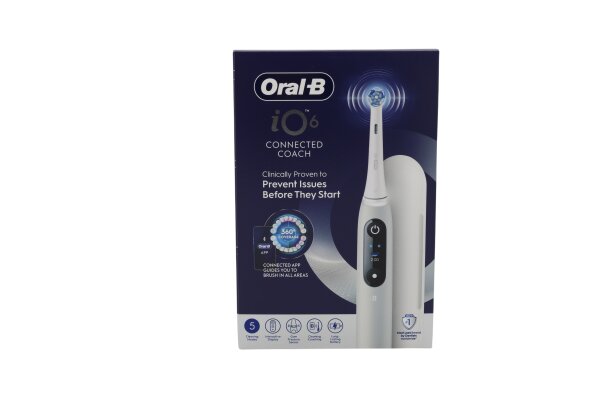Braun Oral-B iO6 elektrische Zahnbürste, Grey Opal