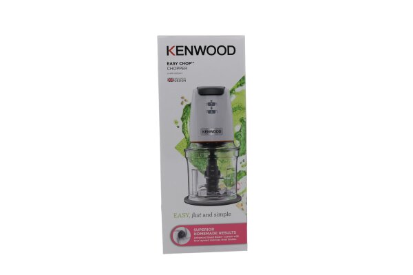 Kenwood CHP61.000WH EasyChop Zerkleinerer mit vier Klingen, 500W, weiß