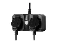 Edimax WLAN Outdoor Steckdose Smart Home mit 2 Ausgänge und App Fernsteuerung