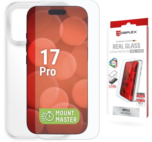 DISPLEX Real Glass MM+Case Apple iPhone 17 Pro/18 Pro