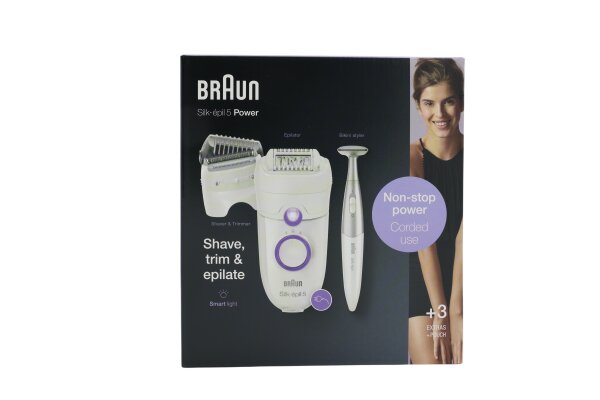 Braun Silk-épil 5-825 Power elektrischer Epilierer,