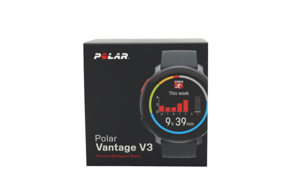 POLAR VANTAGE V3 BLK/BLK S-L Sportuhr / Smartwatch Night Black