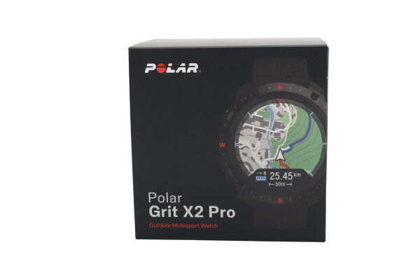 POLAR GRIT X2 PRO BLK/BLK S-L Sportuhr / Smartwatch Night Black
