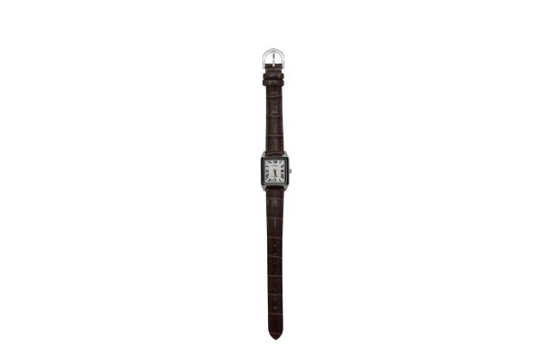 CASIO LTP-V007L-7B2UDF Damen-Analoguhr, braun/silber