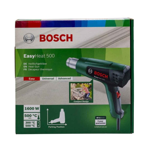 Bosch 06032A6000 Heißluftgebläse EasyHeat 500 (1600 W Karton)