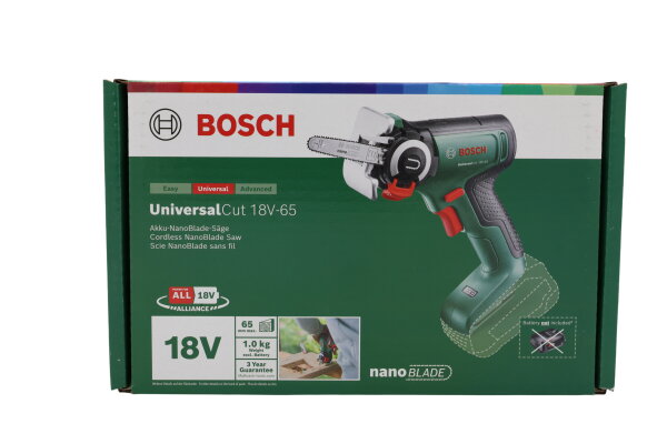 BOSCH 18V-65 Akku-NanoBlade-Säge solo (06033D5200)