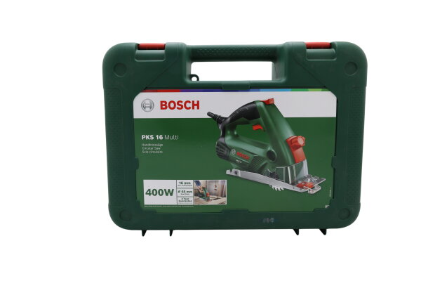 Bosch 06033B3000 Mini-Kreissäge PKS 16 (400 Watt im Koffer)