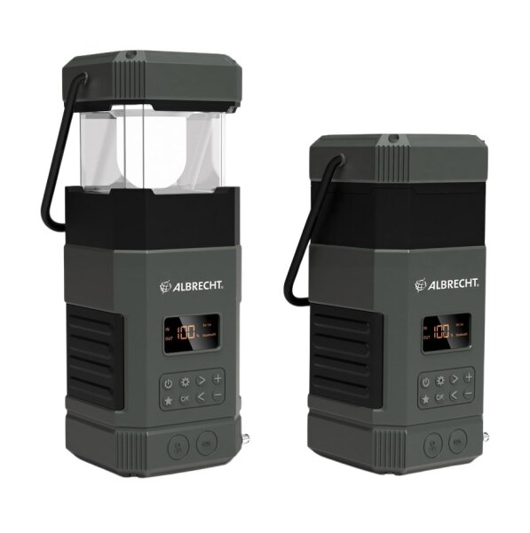 Albrecht DR 114 DAB+ Notfall Outdoor Radio mit Camping-Lampe