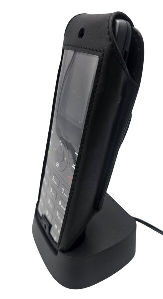 Soryt Ledertasche Yealink W74H Dect mit Drehclip