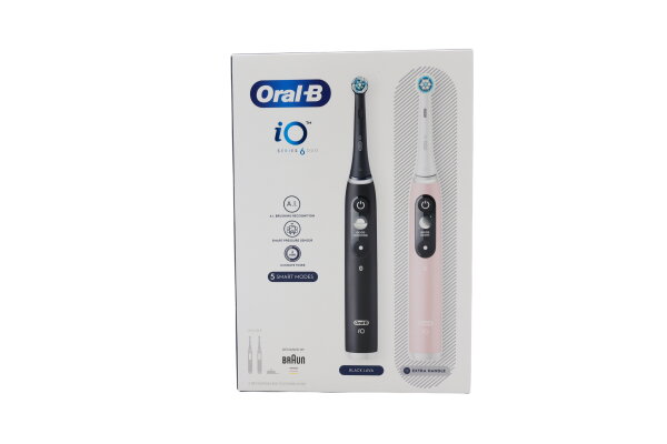 Braun Oral-B iO6 Series Duo Pack Schwarz/Pink