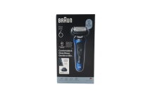 Braun 62-B1200s Series 6 Elektrorasierer, blau/schwarz