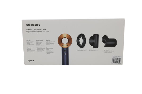 Dyson Supersonic Haartrockner Hairdryer straight + wavy Blue/Copper