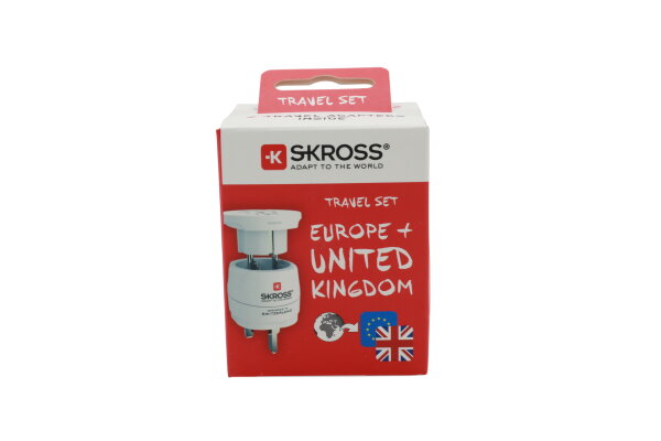Skross Combo UK White, Retail