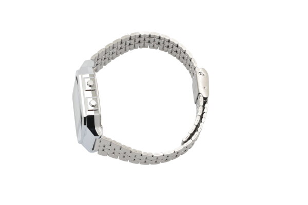 CASIO AQ230A-7DMQD Collection Unisex Retro Armbanduhr, weiß/silber