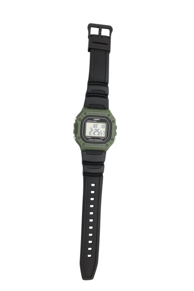 CASIO W-218H-3AVDF Timeless Collection Armbanduhr, grün