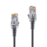 PureLink CAT 6 Patchkabel SLIM UTP LSOH schwarz 0,25m