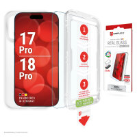 DISPLEX Glas + Schutzhülle für Apple iPhone 18...