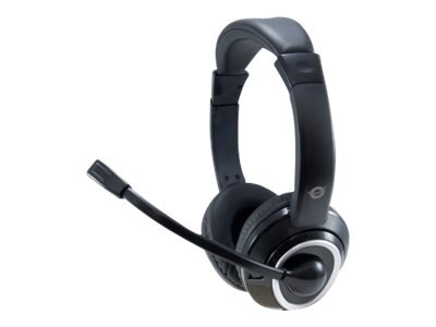 Conceptronic POLONA02B Kopfhörer & Headset Kabelgebunden Kopfband Gaming Schwarz