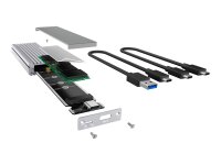 ICY BOX IB-1817Ma-C31, Type-C® USB 3.2 Gen 2 zu PCIe...