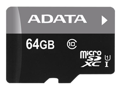 ADATA 64GB, microSDHC, Class 10 UHS-I Klasse 10