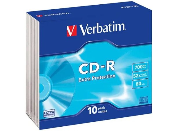Verbatim CD-R Extra Protection 700 MB 52x 10 Stück(e)