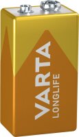 Varta Longlife Extra 9V Einwegbatterie Alkali