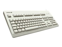 CHERRY G80-3000 Schwarze SWITCH Kabelgebundene Tastatur, Hell Grau, USB/PS2 (QWERTZ - DE)