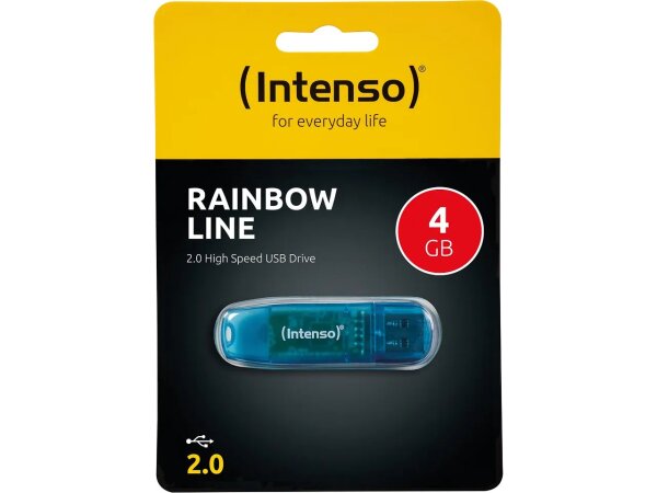 Intenso Rainbow Line USB-Stick 4 GB USB Typ-A 2.0 Blau