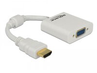 Delock Adapter HDMI-A Stecker > VGA Buchse weiß