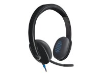 Logitech 981-000480 Kopfhörer & Headset Kabelgebunden Kopfband Büro/Callcenter USB Typ-A Schwarz
