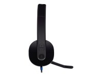 Logitech 981-000480 Kopfhörer & Headset Kabelgebunden Kopfband Büro/Callcenter USB Typ-A Schwarz