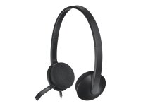 Logitech 981-000475 Kopfhörer & Headset Kabelgebunden Kopfband Büro/Callcenter USB Typ-A Schwarz