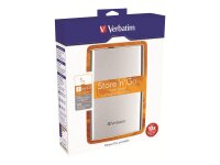 Verbatim Portables Festplattenlaufwerk Store n Go USB 3.0, 1 TB, Silber