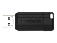 Verbatim PinStripe - USB-Stick 128 GB - Schwarz