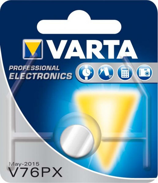 Varta 1x 1.55V V 76 PX Einwegbatterie SR44 Siler-Oxid (S)