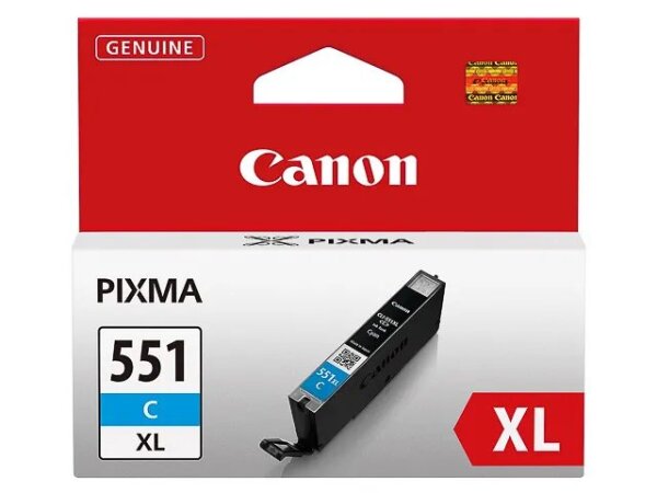 Canon CLI-551XL Tinte Cyan mit hoher Reichweite