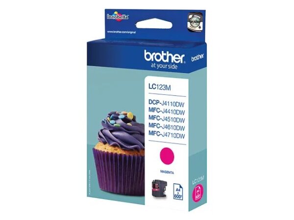 Brother LC123M Druckerpatrone 1 Stück(e) Original Magenta