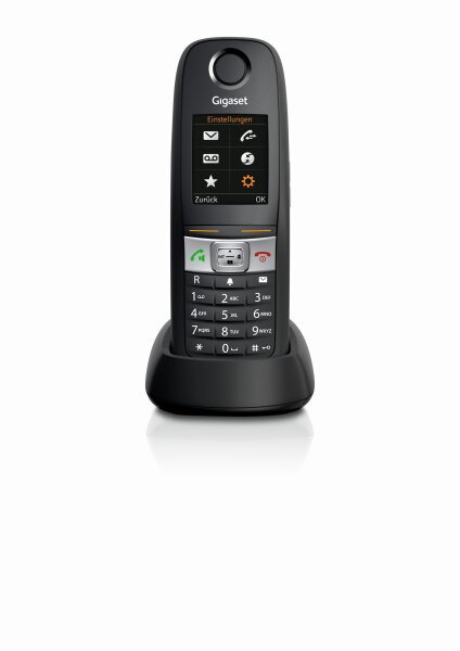 Gigaset E630HX Mobilteil IP65 mit Ladeschale - schwarz