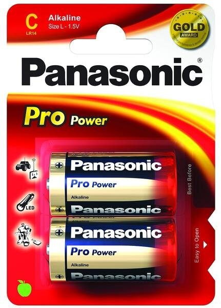 Panasonic 30000582 Haushaltsbatterie Einwegbatterie LR14 Alkali