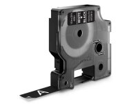 DYMO D1 - Standardetiketten - Weiß auf Schwarz -...