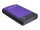 Transcend StoreJet 25H3P (USB 3.0), 2TB Externe Festplatte 5400 RPM 2.5" Micro-USB B 3.2 Gen 1 (3.1 Gen 1) Schwarz, Violett