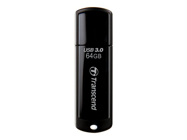 Transcend JetFlash elite 700 64GB USB 3.0 USB-Stick USB Typ-A 3.2 Gen 1 (3.1 Gen 1) Schwarz