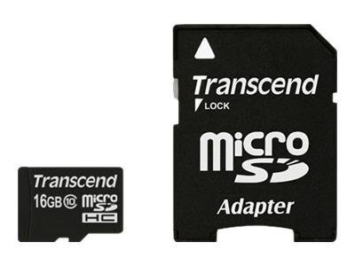 Transcend TS16GUSDHC10 Speicherkarte 16 GB MicroSDHC NAND Klasse 10