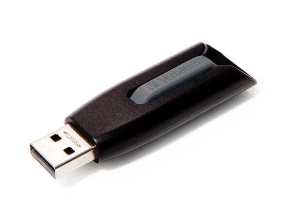 Verbatim V3 - USB 3.0-Stick 128 GB - Schwarz