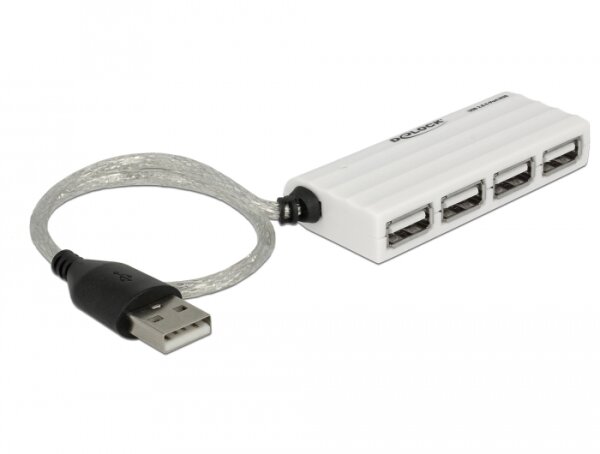 Delock USB 2.0 Externer Hub 4 Port